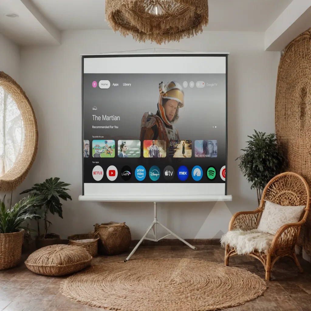 Tripod Projector Screen 180x180cm (RICOH)