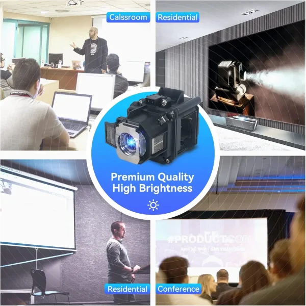 ⁦لمبة بروجيكتور Epson EB-G5800 Projector Lamp ELPLP63 / V13H010L63⁩ - الصورة ⁦9⁩